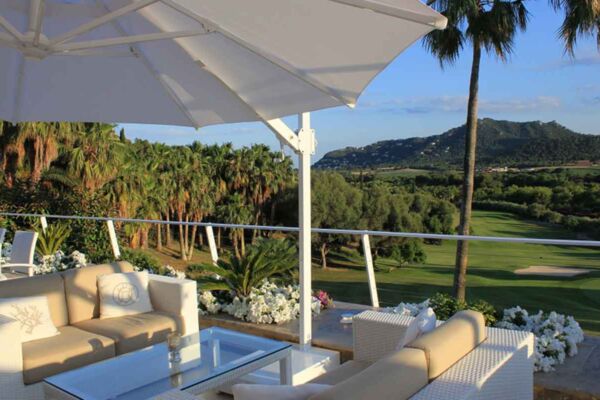 Terraza Casa Club Golf Canyamel Mallorca