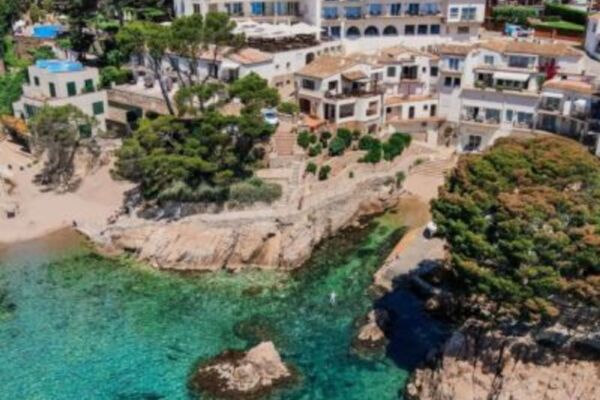 Aigua Blava Hotel Arial View