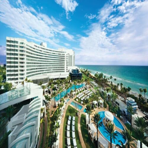 Fontainebleau Miami Beach, Arial View
