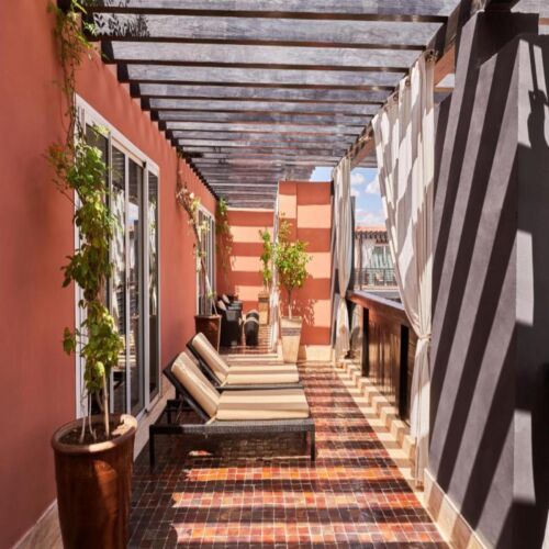 Hotel & Ryads Barriere Le Naoura Balcony