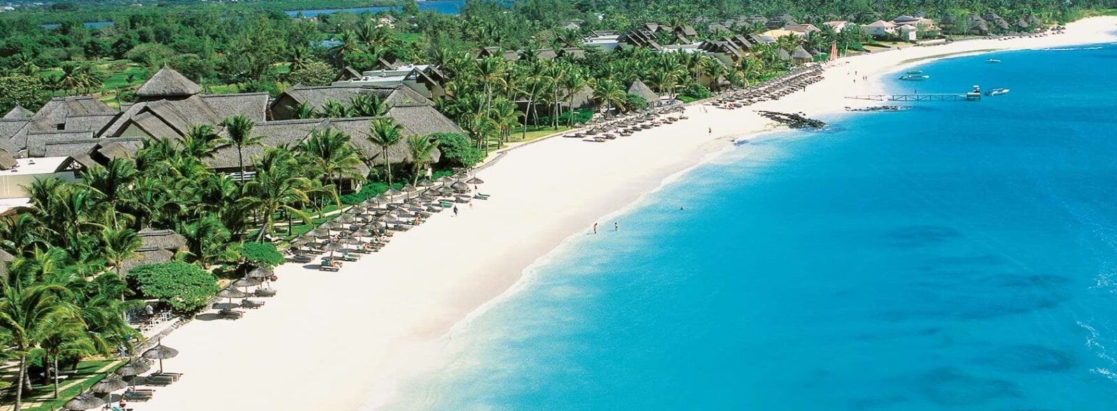 Belle Mare Plage Aerial View