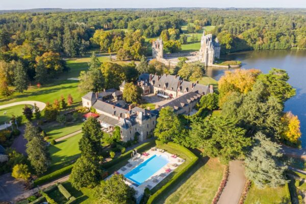 Domaine De La Bretesche Arial View